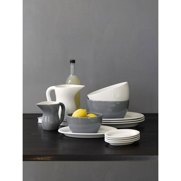 Bela ovalna keramična skleda Kähler Design Ursula, 22 x 13,5 cm-image-1