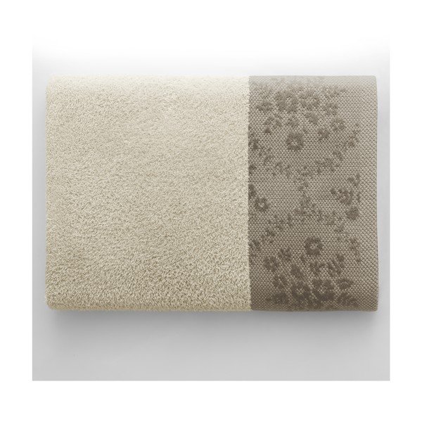 Bež frotirna bombažna brisača 70x140 cm Crea – AmeliaHome-image-3