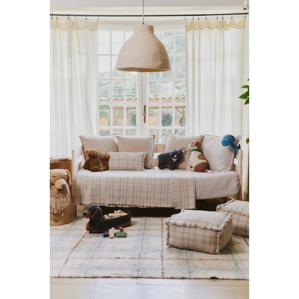 Kremno bela otroška vreča za sedenje Blue Sage – Lorena Canals-image-1