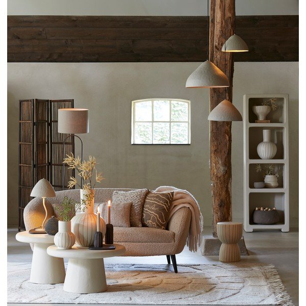 Keramična okrogla stranska mizica ø 28,5 cm Finca – Light & Living-image-1