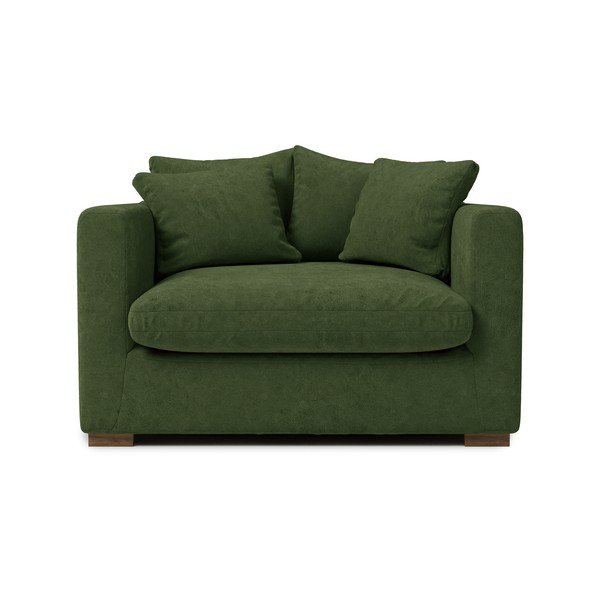 Temno zelen fotelj Comfy - Scandic