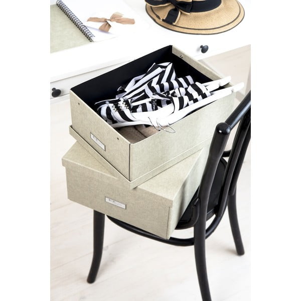 Škatla za shranjevanje s pokrovom Katrin – Bigso Box of Sweden-image-2