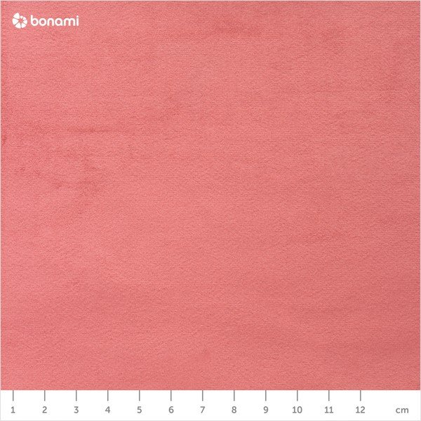 Koralno rožnat žameten puf Actona Doria, ⌀ 60 cm-image-4