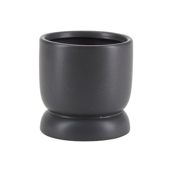 Črn keramični cvetlični lonček Bahne & CO, ø 10,5 cm