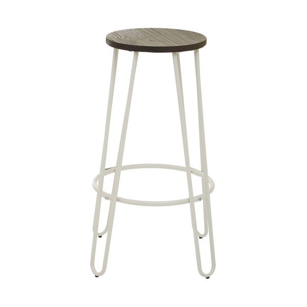 Bel/v naravni barvi barsko stol iz masivnega bresta (višina sedeža 75 cm) District – Premier Housewares-image-2
