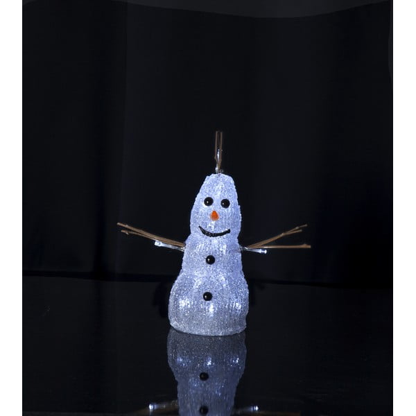 Bela božična svetlobna dekoracija Crystal Snowman – Star Trading-image-2