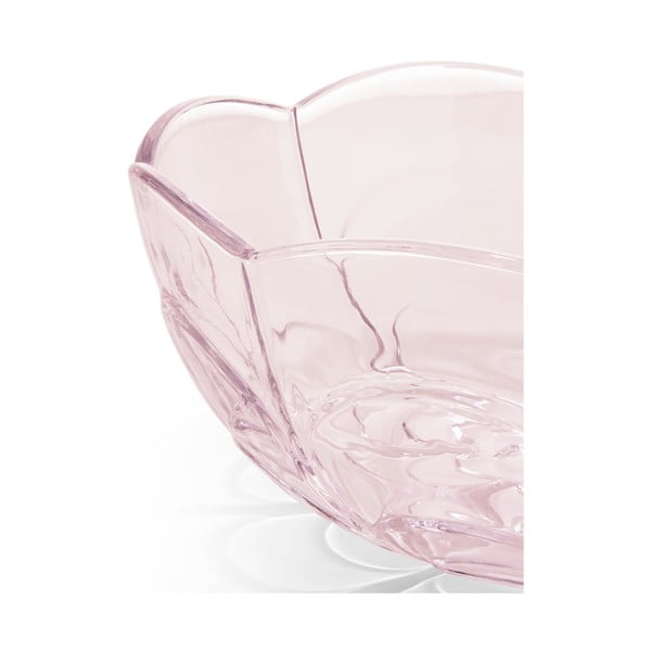 Svetlo roza steklena skleda ø 23 cm Lily - Holmegaard-image-2