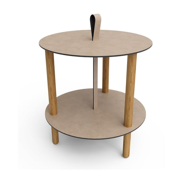 Okrogla stranska mizica ø 48 cm Strap L Bull – LIND DNA