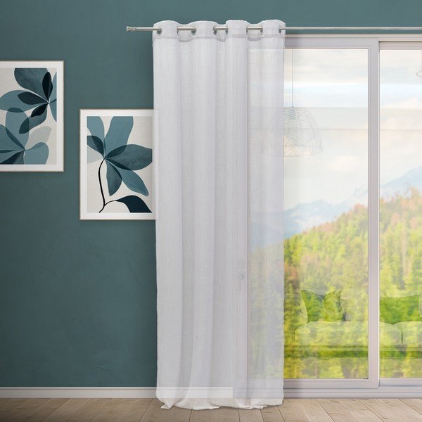 Svetlo siva prosojna zavesa 140x260 cm Rich – Casa Selección-image-1