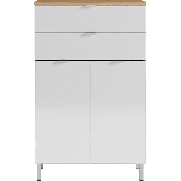 Bela omara s hrastovim dekorjem Germania Mauresa, višina 97 cm-image-2