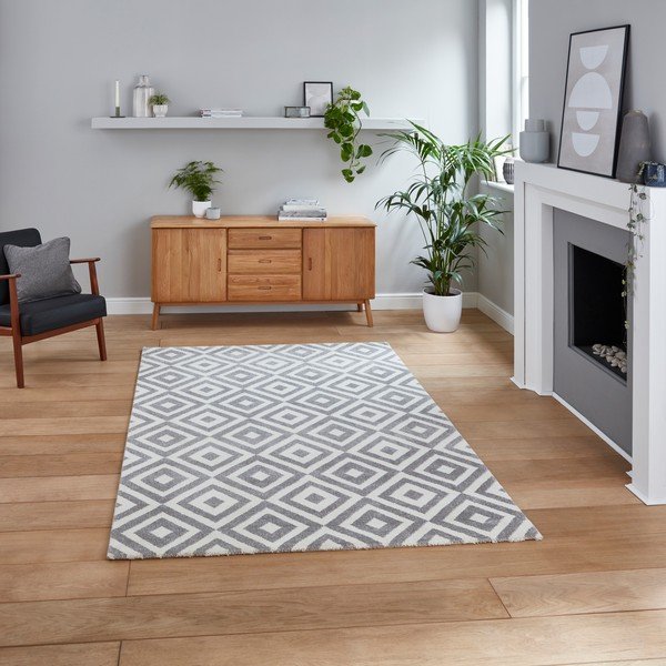 Siva preproga Think Rugs Brooklyn Dice, 160 x 220 cm-image-1