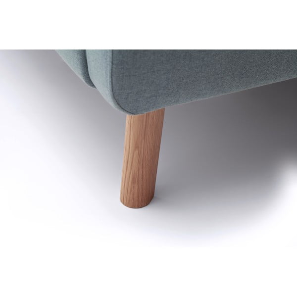 Prašno modra oblazinjena zakonska postelja s prostorom za shranjevanje z letvenim dnom 140x200 cm Mattis – Meise Möbel-image-3