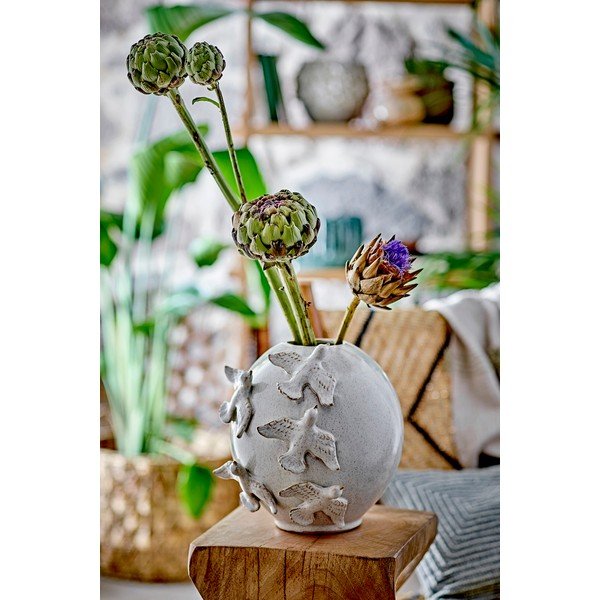 Kremno bela lončena vaza (višina 25 cm) Abira – Bloomingville-image-2