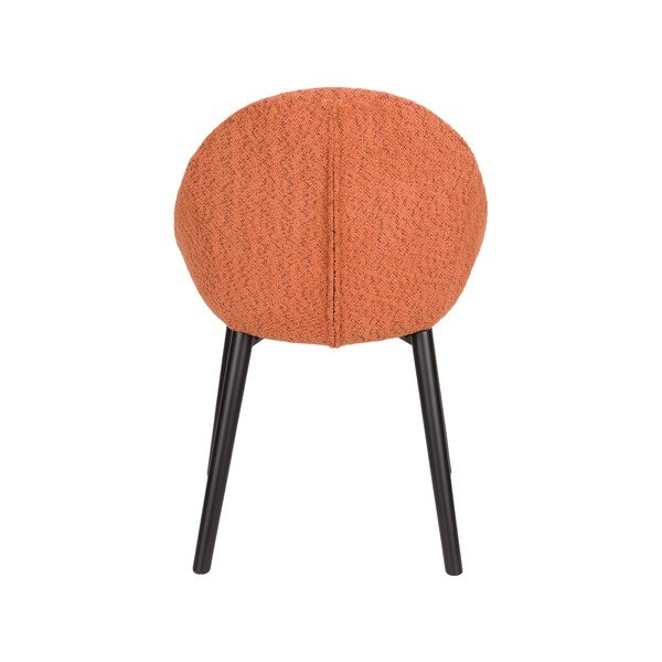 Oranžen oblazinjen jedilni stol Fenna – Dutchbone-image-3