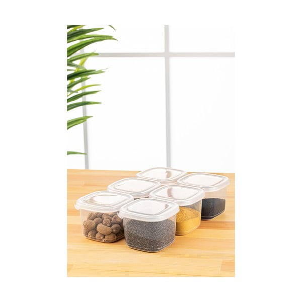Posode za shranjevanje v kompletu 6 ks živil Fresco – Hermia