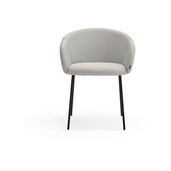 Svetlo siv oblazinjen jedilni stol Add – Teulat-image-1