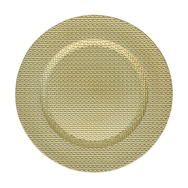 Zlat krožnik Brandani Intreccio, ⌀ 33 cm