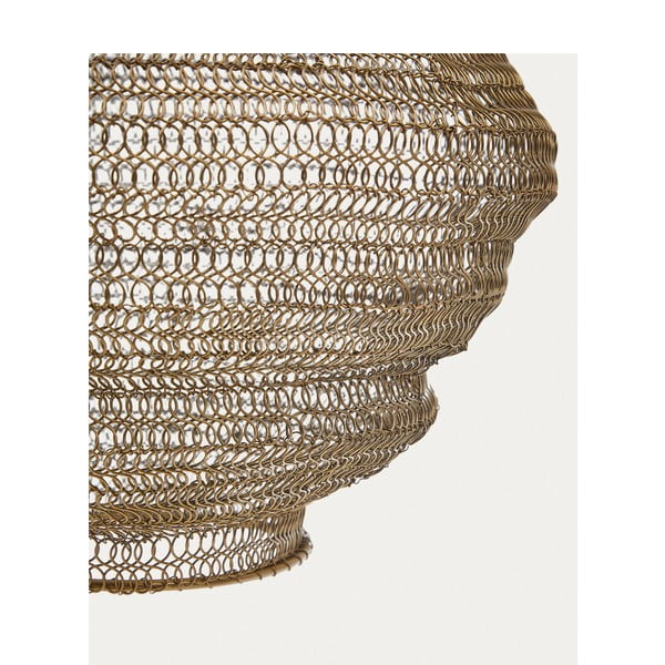 Viseča svetilka v zlati barvi s kovinskim senčilom ø 30 cm Sarraco – Kave Home-image-4