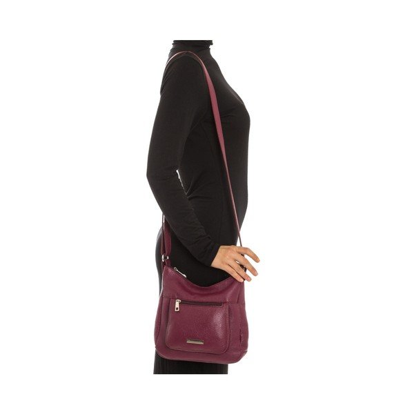 Bordo usnjena torbica Anna Luchini Chiara-image-1