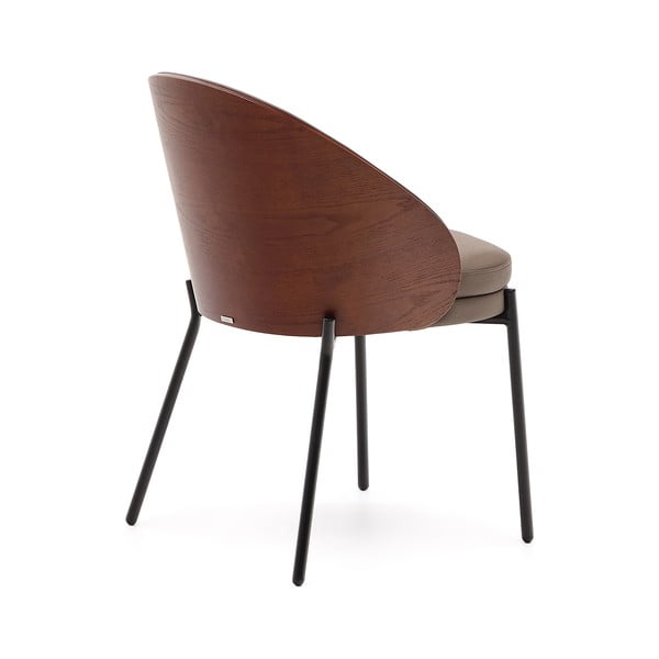 Rjav jedilni stol Eamy – Kave Home-image-4