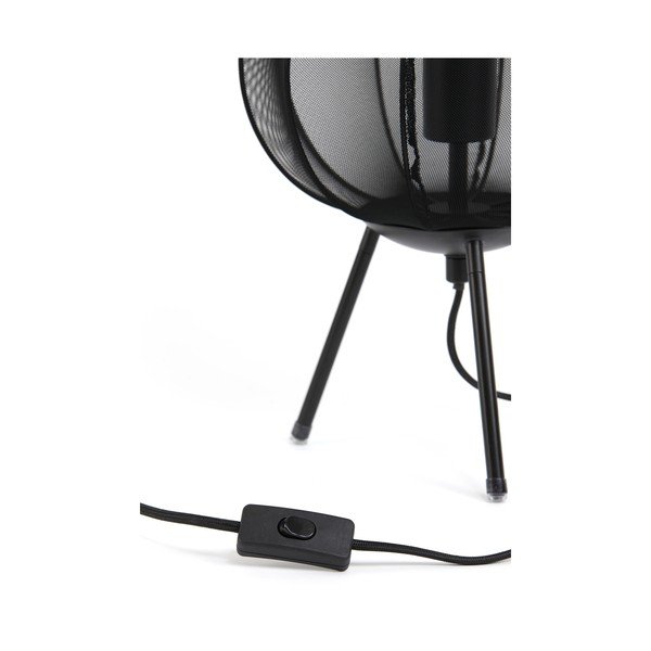 Črna namizna svetilka (višina 45 cm) Plumeria - Light & Living-image-4