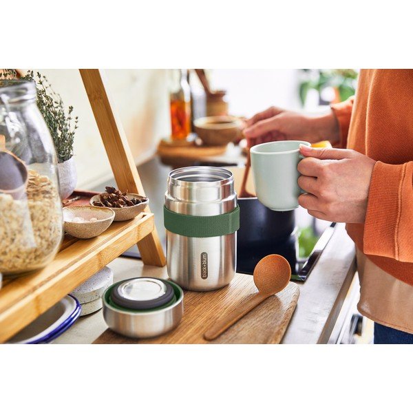 Termovka za hrano iz nerjavečega jekla v srebrni barvi 400 ml – Black + Blum-image-1