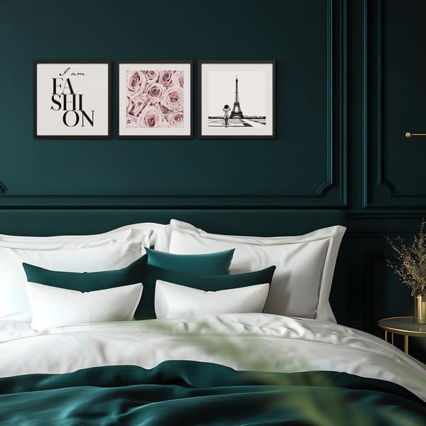 Slike v kompletu 3 ks 30x40 cm Parisienne – Styler-image-1