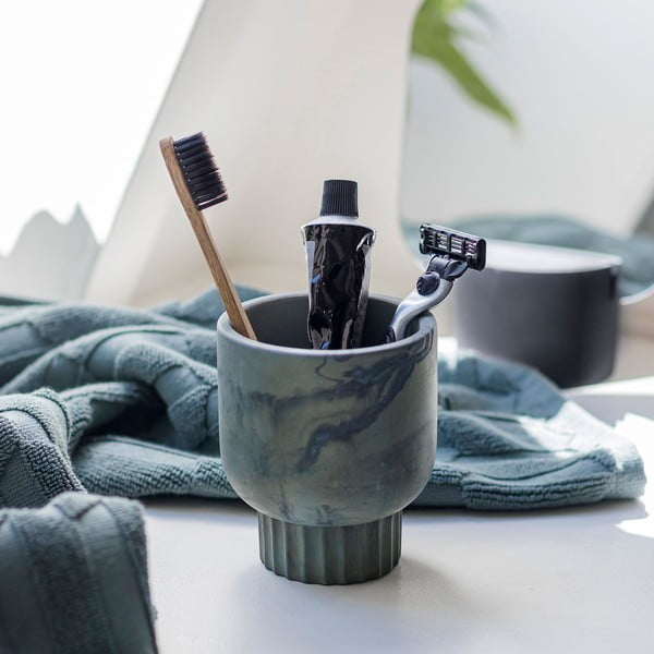 Zelena lončena skodelica za zobne ščetke Attitude - Mette Ditmer Denmark-image-2