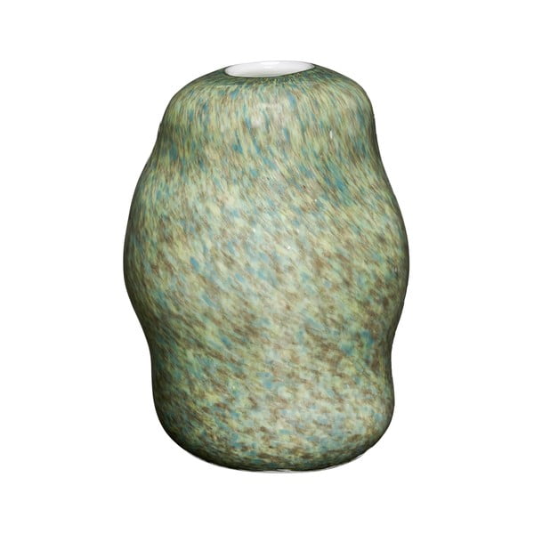 Zelena steklena ročno izdelana vaza (višina 29 cm) Miro – Hübsch