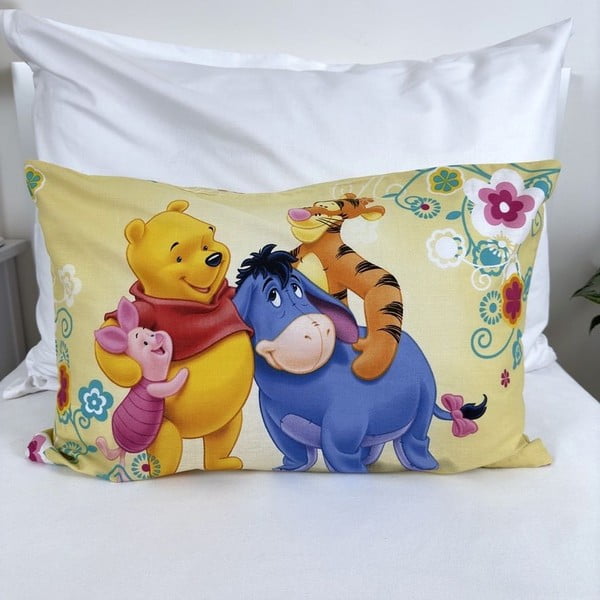Bombažna otroška posteljnina za otroško posteljico 100x135 cm Winnie-the-Pooh – Jerry Fabrics-image-3