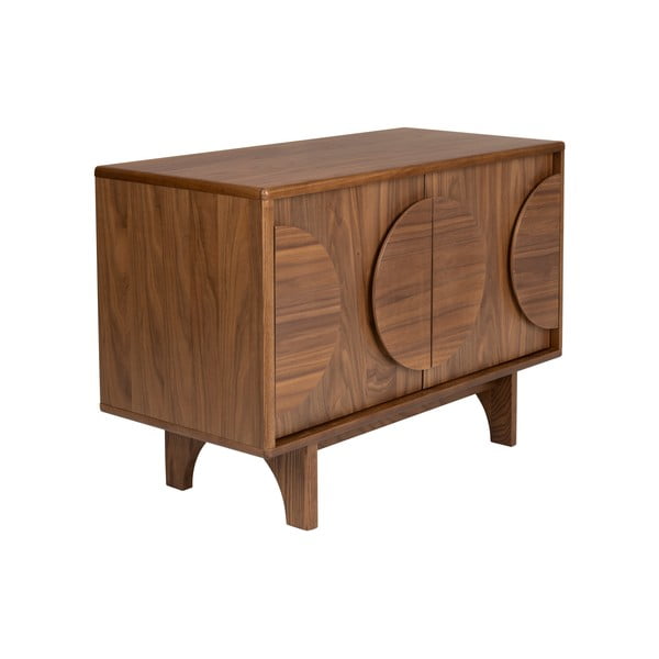 Rjava nizka komoda v orehovem dekorju 82x58 cm Groove – Zuiver-image-2
