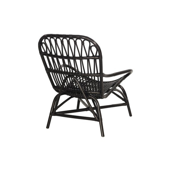 Črn vrtni fotelj iz ratana Bonami Essentials Sara-image-3