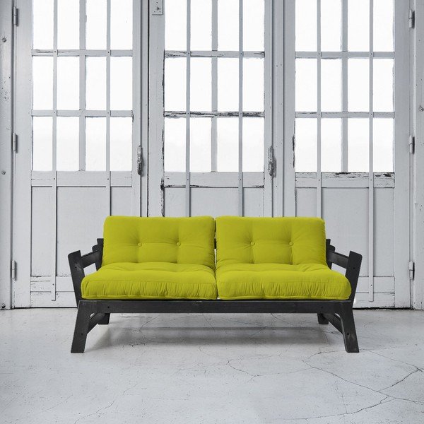Raztegljiv kavč Karup Step Black/Pistacio-image-1
