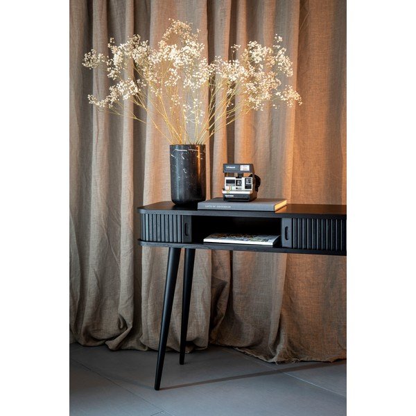 Črna konzolna mizica Zuiver Barbier , dolžina 120 cm-image-2