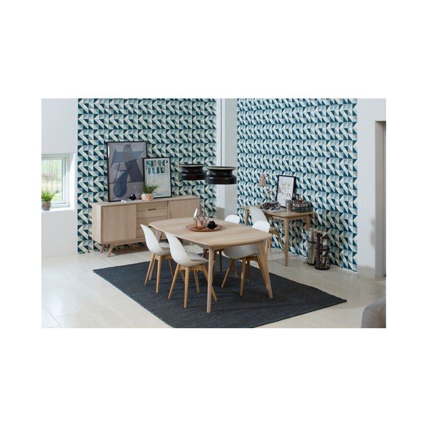 Komplet 2 belih jedilnih stolov Actona Scramble Dining Set-image-2