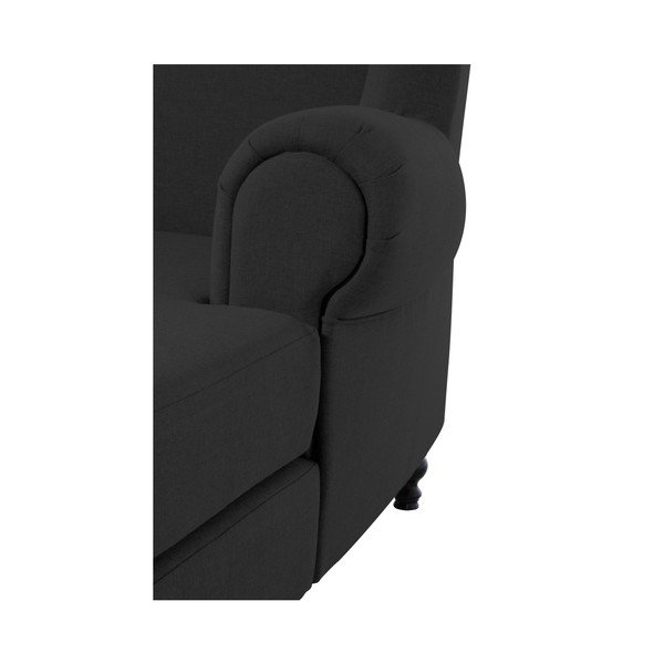 Črni fotelj Max Winzer Mareille Black-image-3