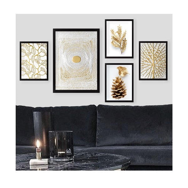 Slike v kompletu 5 ks 34x44 cm – Wallity-image-1