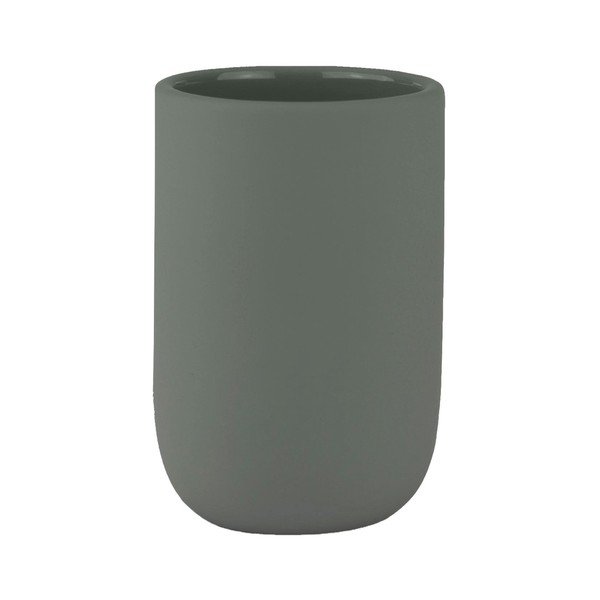 Zelen keramičen lonček za zobne ščetke Lotus – Mette Ditmer Denmark