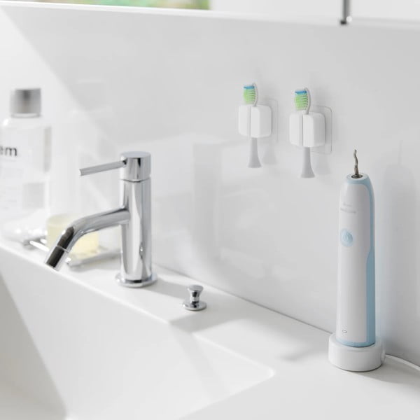 Bela silikonska večnameska držala v kompletu 2 ks Film Hook – YAMAZAKI-image-4