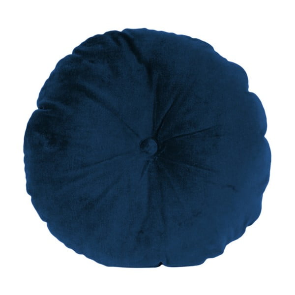 Modra bombažna blazina PT LIVING, ⌀ 45 cm