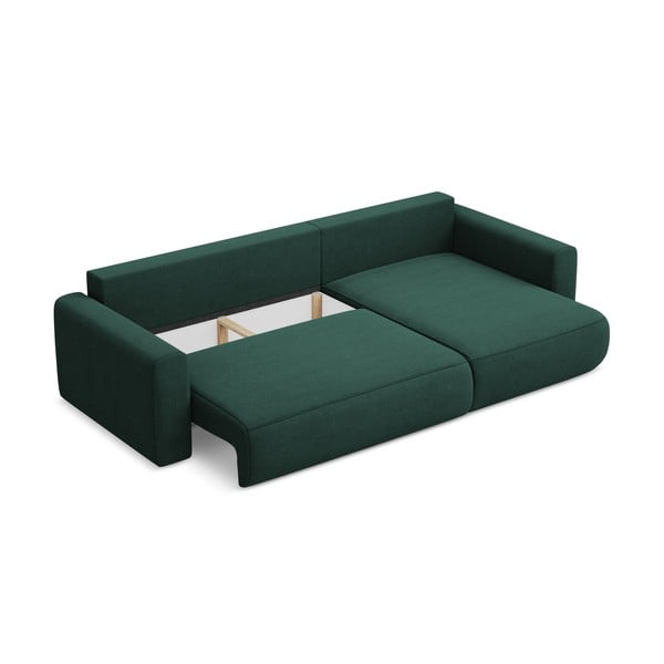 Zelena raztegljiva/s prostorom za shranjevanje kotna sedežna garnitura (desni kot/z ležalnikom) Kapua – Makamii-image-3