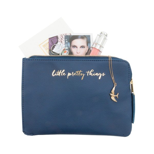 Modra zasedena torbica B Pretty Little Pouch-image-4