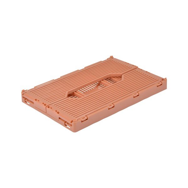 Rožnato-oranžna plastična škatla za shranjevanje 30x20x11.5 cm – Homéa-image-2