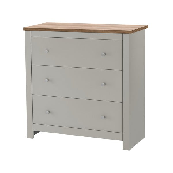 Siva visoka komoda 81x35 cm Emerald – Støraa-image-2