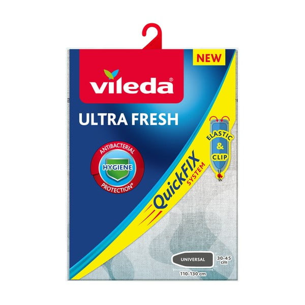 Prevleka za likalno desko Vileda Ultra Fresh iz modro-sivega bombaža-image-3