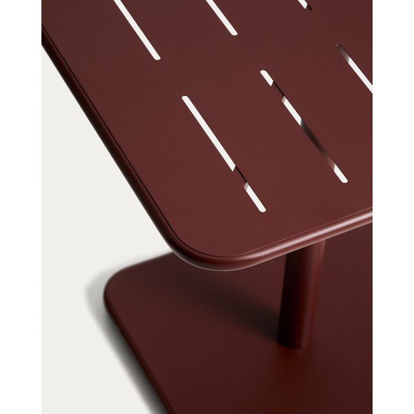 Jeklena vrtna miza 70x70 cm Brai – Kave Home-image-4