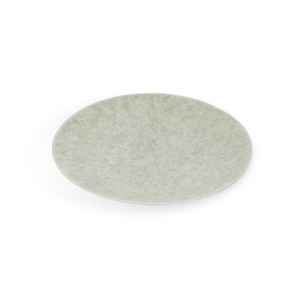 Zeleni porcelanski krožnik Kähler Design Unico, ⌀ 30 cm