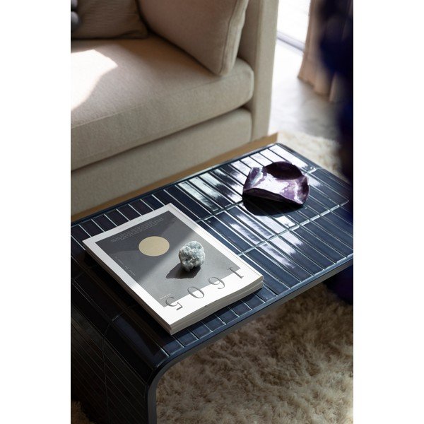 Modra keramična klubska mizica 47x80 cm Tiles – Zuiver-image-4