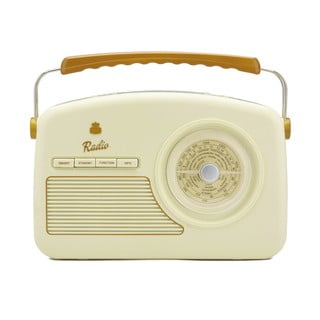 Krem-bel radio GPO Rydell Nostalgic Dab Radio Cream