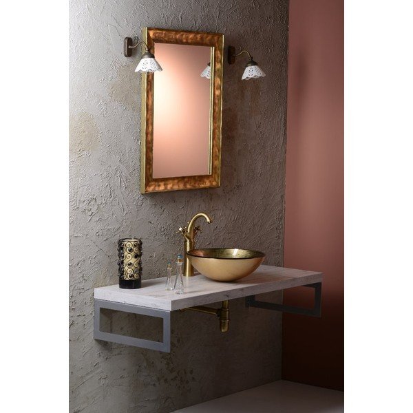 Stoječa armatura za umivalnik v bronasti barvi Antea – Sapho-image-3